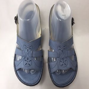 Napa Flex Women's Comfort Wedge Sandals Blue
